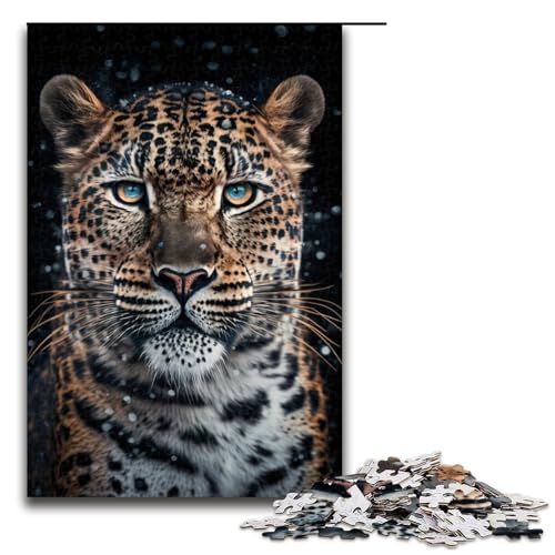 1000-teiliges Puzzle für Erwachsene, Leoparden-Denkspiel, ganze Familie, Größe 50 x 75 cm 1000-teiliges Puzzle für Erwachsene, Leoparden-Denkspiel, ganze Familie, Größe 50 x 75 cm von LLONGKT