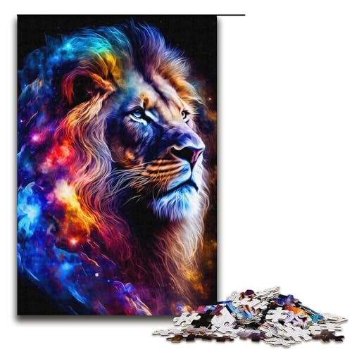 1000-teiliges Puzzle für Erwachsene, Löwe, Lernpuzzle, einzigartiges Geburtstagspuzzle, Größe 38 x 26 cm 1000-teiliges Puzzle für Erwachsene, Löwe, Lernpuzzle, einzigartiges Geburtstagspuzzle, Größe 38 x 26 cm von LLONGKT