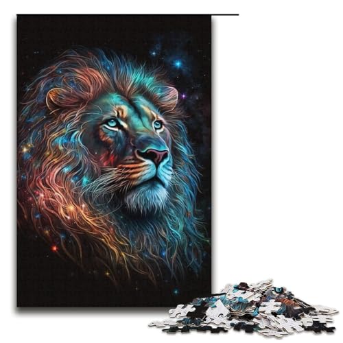 1000-teiliges Puzzle für Erwachsene, Löwen-Puzzle, Lernspiel, Herausforderungsspielzeug, Lernspiel für Geburtstag, Weihnachten, Größe 38 x 26 cm 1000-teiliges Puzzle für Erwachsene, Löwen-Puzzle, Lernspiel, Herausforderungsspielzeug, Lernspiel für Geburtstag, Weihnachten, Größe 38 x 26 cm von LLONGKT