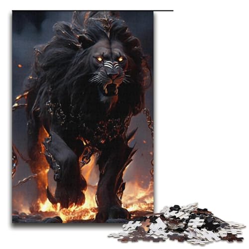 1000-teiliges Puzzle für Erwachsene, Löwen-Puzzle, Lernspiel, Herausforderungsspielzeug, Trainieren Sie Ihr Gehirn und Ihre Hände, Größe 38 x 26 cm 1000-teiliges Puzzle für Erwachsene, Löwen-Puzzle, Lernspiel, Herausforderungsspielzeug, Trainieren Sie Ihr Gehirn und Ihre Hände, Größe 38 x 26 cm von LLONGKT