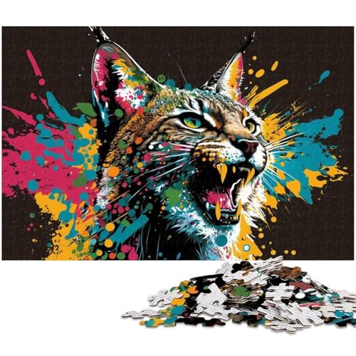 1000-teiliges Puzzle für Erwachsene, Luchs-Puzzle, Lernspiel, Herausforderung, Spielzeug, Wichtelgeschenke, Größe 50 x 75 cm 1000-teiliges Puzzle für Erwachsene, Luchs-Puzzle, Lernspiel, Herausforderung, Spielzeug, Wichtelgeschenke, Größe 50 x 75 cm von LLONGKT