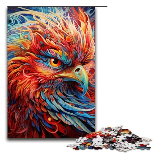 1000-teiliges Puzzle für Erwachsene, MPhoenix-Denkspiel, hilft dem Gehirn, süchtig machendes Spielzeug zu trainieren und Geduld zu fördern, Größe 50 x 75 cm von LLONGKT