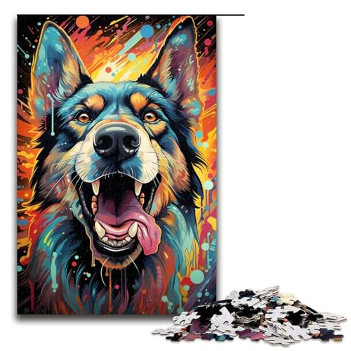 1000-teiliges Puzzle für Erwachsene, Malen, Farbe, Sternenhimmel, Hund, Puzzle – anspruchsvolles Spiel, ganze Familie, Größe 50 x 75 cm 1000-teiliges Puzzle für Erwachsene, Malen, Farbe, Sternenhimmel, Hund, Puzzle – anspruchsvolles Spiel, ganze Familie, Größe 50 x 75 cm von LLONGKT