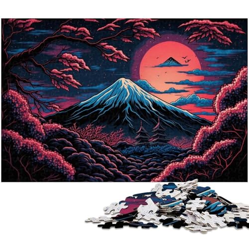 1000-teiliges Puzzle für Erwachsene, Mount Fuji, Lernspiel, Herausforderung, Spielzeug, Wichtelgeschenke, Größe 50 x 75 cm 1000-teiliges Puzzle für Erwachsene, Mount Fuji, Lernspiel, Herausforderung, Spielzeug, Wichtelgeschenke, Größe 50 x 75 cm von LLONGKT