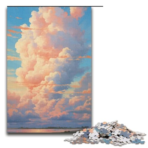1000-teiliges Puzzle für Erwachsene, Naturschönheit, Blauer Himmel, Quizspiel, anspruchsvoll, Aber unterhaltsam und humorvoll, Größe 38 x 26 cm 1000-teiliges Puzzle für Erwachsene, Naturschönheit, Blauer Himmel, Quizspiel, anspruchsvoll, Aber unterhaltsam und humorvoll, Größe 38 x 26 cm von LLONGKT
