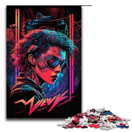1000-teiliges Puzzle für Erwachsene, Neon-Roboter, Lernspiel, Herausforderungsspielzeug, trainieren Sie Ihr Gehirn und Ihre Hände, Größe 50 x 75 cm 1000-teiliges Puzzle für Erwachsene, Neon-Roboter, Lernspiel, Herausforderungsspielzeug, trainieren Sie Ihr Gehirn und Ihre Hände, Größe 50 x 75 cm von LLONGKT