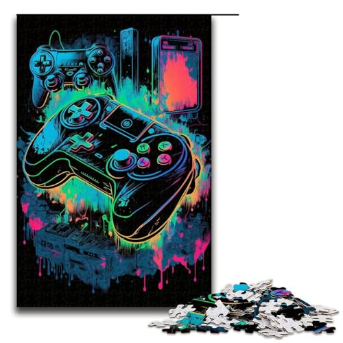 1000-teiliges Puzzle für Erwachsene, Neon-Spiele, Puzzle für Lernspiele, Herausforderungsspielzeug, Lernspiel für Geburtstag, Weihnachten, Größe 50 x 75 cm 1000-teiliges Puzzle für Erwachsene, Neon-Spiele, Puzzle für Lernspiele, Herausforderungsspielzeug, Lernspiel für Geburtstag, Weihnachten, Größe 50 x 75 cm von LLONGKT