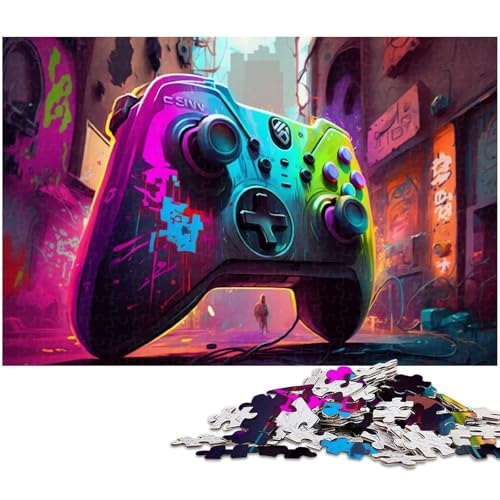 1000-teiliges Puzzle für Erwachsene, Neon-Spiele, dekomprimierendes intellektuelles Lernspielzeug, einzigartiges Herausforderungsspiel, Größe 38 x 26 cm 1000-teiliges Puzzle für Erwachsene, Neon-Spiele, dekomprimierendes intellektuelles Lernspielzeug, einzigartiges Herausforderungsspiel, Größe 38 x 26 cm von LLONGKT