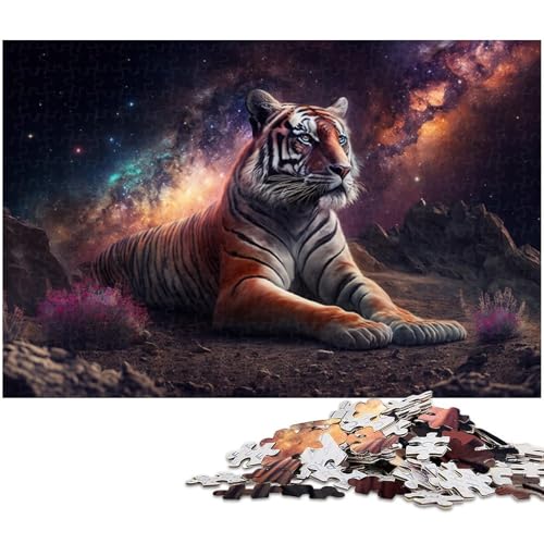 1000-teiliges Puzzle für Erwachsene, Neon-Tiger, Lernspiel, Herausforderung, Spielzeug, Wichtelgeschenke, Größe 50 x 75 cm 1000-teiliges Puzzle für Erwachsene, Neon-Tiger, Lernspiel, Herausforderung, Spielzeug, Wichtelgeschenke, Größe 50 x 75 cm von LLONGKT