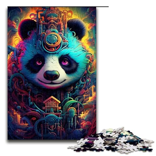 1000-teiliges Puzzle für Erwachsene, Panda-Puzzle, Lernspiel, Herausforderungsspielzeug, Lernspiel für Geburtstag, Weihnachten, Größe 50 x 75 cm 1000-teiliges Puzzle für Erwachsene, Panda-Puzzle, Lernspiel, Herausforderungsspielzeug, Lernspiel für Geburtstag, Weihnachten, Größe 50 x 75 cm von LLONGKT