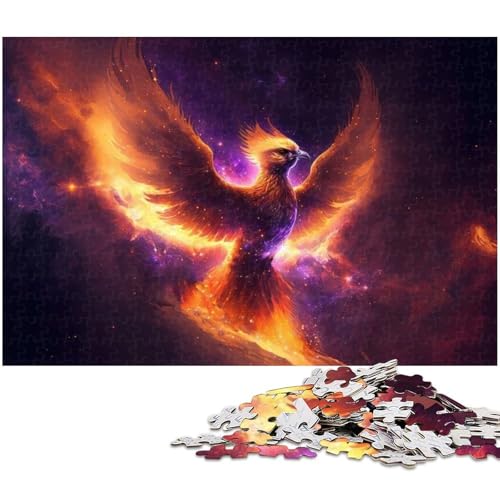 1000-teiliges Puzzle für Erwachsene, Phoenix-Puzzle, Spiele, Spielzeug, Geschenk, Lernspiel zum Geburtstag, Weihnachten, Größe 38 x 26 cm 1000-teiliges Puzzle für Erwachsene, Phoenix-Puzzle, Spiele, Spielzeug, Geschenk, Lernspiel zum Geburtstag, Weihnachten, Größe 38 x 26 cm von LLONGKT