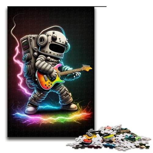 1000-teiliges Puzzle für Erwachsene, Regenbogen-Roboter, Spielzeug, Lernspiele, Stressabbau, tolles Geschenk (Größe 50 x 75 cm) von LLONGKT