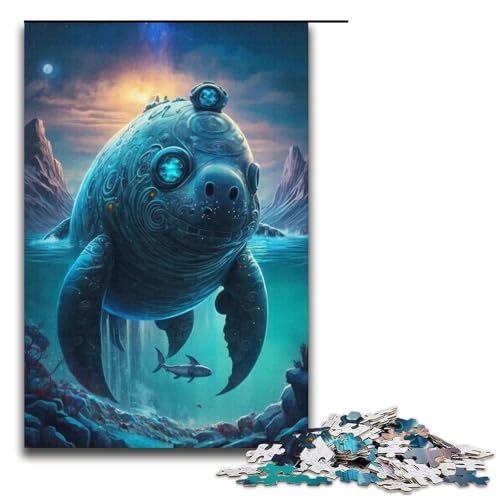 1000-teiliges Puzzle für Erwachsene, Robbe, traumhaftes Puzzle, Lernspiele, lustiges Geschenk für Teenager ab 14 Jahren, Größe 38 x 26 cm 1000-teiliges Puzzle für Erwachsene, Robbe, traumhaftes Puzzle, Lernspiele, lustiges Geschenk für Teenager ab 14 Jahren, Größe 38 x 26 cm von LLONGKT