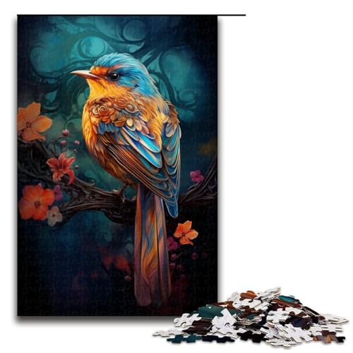 1000-teiliges Puzzle für Erwachsene, Robin-Farbpuzzle für Erwachsene, Holzpuzzle, Lernspiele, Größe 50 x 75 cm 1000-teiliges Puzzle für Erwachsene, Robin-Farbpuzzle für Erwachsene, Holzpuzzle, Lernspiele, Größe 50 x 75 cm von LLONGKT