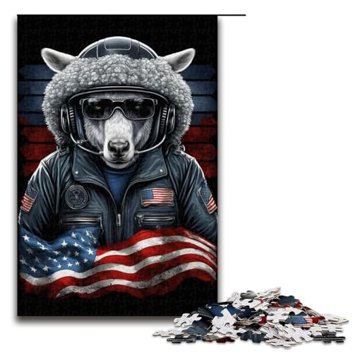 1000-teiliges Puzzle für Erwachsene, Schafreiter-Puzzle, Lernspiel, Herausforderungsspielzeug, Lernspiel für Geburtstag, Weihnachten, Größe 50 x 75 cm 1000-teiliges Puzzle für Erwachsene, Schafreiter-Puzzle, Lernspiel, Herausforderungsspielzeug, Lernspiel für Geburtstag, Weihnachten, Größe 50 x 75 cm von LLONGKT