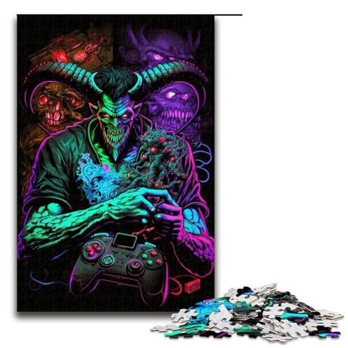 1000-teiliges Puzzle für Erwachsene, Spiel, Puzzle, Lernen, Lernspielzeug, Stressabbau, schwierige Herausforderung, Größe 50 x 75 cm 1000-teiliges Puzzle für Erwachsene, Spiel, Puzzle, Lernen, Lernspielzeug, Stressabbau, schwierige Herausforderung, Größe 50 x 75 cm von LLONGKT