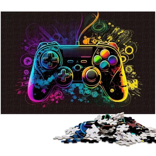 1000-teiliges Puzzle für Erwachsene, Spiel Neon, anspruchsvolles Spiel, Puzzle, gutes Geschenk für und Teenager ab 14 Jahren, Größe 50 x 75 cm 1000-teiliges Puzzle für Erwachsene, Spiel Neon, anspruchsvolles Spiel, Puzzle, gutes Geschenk für und Teenager ab 14 Jahren, Größe 50 x 75 cm von LLONGKT