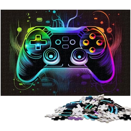 1000-teiliges Puzzle für Erwachsene, Spiel Neon-Puzzle für Lernspiele, Herausforderungsspielzeug, ganze Familie, Größe 50 x 75 cm 1000-teiliges Puzzle für Erwachsene, Spiel Neon-Puzzle für Lernspiele, Herausforderungsspielzeug, ganze Familie, Größe 50 x 75 cm von LLONGKT