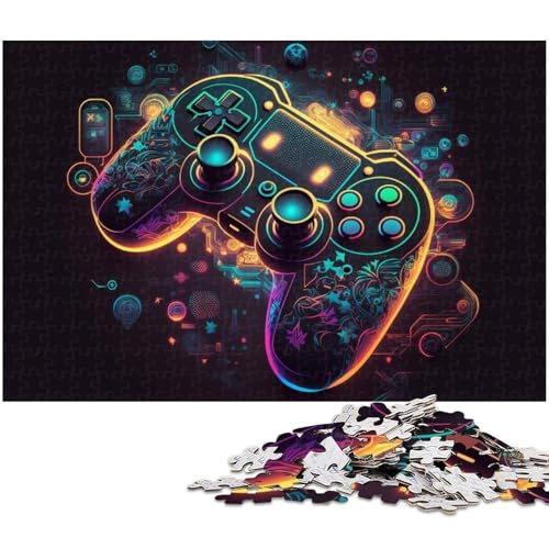 1000-teiliges Puzzle für Erwachsene, Spiel Neon-Puzzle für Lernspiele, Herausforderungsspielzeug, ganze Familie, Größe 50 x 75 cm 1000-teiliges Puzzle für Erwachsene, Spiel Neon-Puzzle für Lernspiele, Herausforderungsspielzeug, ganze Familie, Größe 50 x 75 cm von LLONGKT