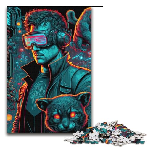 1000-teiliges Puzzle für Erwachsene, Spielspieler, Stressabbau, für Teenager ab 14 Jahren, Größe 38 x 26 cm von LLONGKT