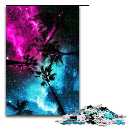 1000-teiliges Puzzle für Erwachsene, Strandnachtszene, Puzzle für Erwachsene, Holzpuzzle, Lernspiele, Größe 50 x 75 cm 1000-teiliges Puzzle für Erwachsene, Strandnachtszene, Puzzle für Erwachsene, Holzpuzzle, Lernspiele, Größe 50 x 75 cm von LLONGKT