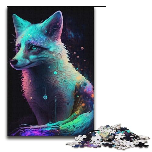 1000-teiliges Puzzle für Erwachsene, Tier-Fuchs-Mal-Lernpuzzle, pädagogisches Puzzle, tolle Geschenke für Weihnachten, Größe 38 x 26 cm 1000-teiliges Puzzle für Erwachsene, Tier-Fuchs-Mal-Lernpuzzle, pädagogisches Puzzle, tolle Geschenke für Weihnachten, Größe 38 x 26 cm von LLONGKT
