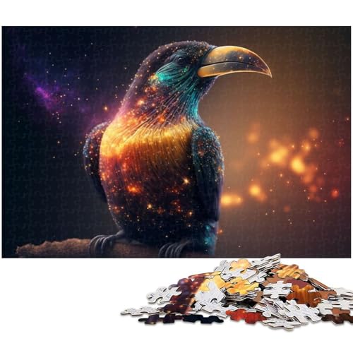 1000-teiliges Puzzle für Erwachsene, Tier-Tukan-Quizspiel, anspruchsvoll zu vervollständigen, Aber lustig und humorvoll, Größe 38 x 26 cm 1000-teiliges Puzzle für Erwachsene, Tier-Tukan-Quizspiel, anspruchsvoll zu vervollständigen, Aber lustig und humorvoll, Größe 38 x 26 cm von LLONGKT