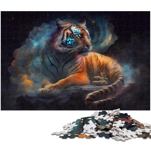 1000-teiliges Puzzle für Erwachsene, Tiger-Lernspielzeug, Stressabbau, schwierige Herausforderung, Größe 50 x 75 cm 1000-teiliges Puzzle für Erwachsene, Tiger-Lernspielzeug, Stressabbau, schwierige Herausforderung, Größe 50 x 75 cm von LLONGKT