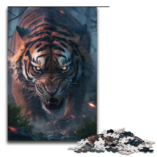 1000-teiliges Puzzle für Erwachsene, Tiger-Puzzle, Holzpuzzle, Lernspielzeug, Größe 50 x 75 cm 1000-teiliges Puzzle für Erwachsene, Tiger-Puzzle, Holzpuzzle, Lernspielzeug, Größe 50 x 75 cm von LLONGKT