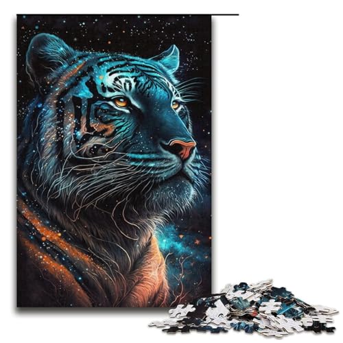 1000-teiliges Puzzle für Erwachsene, Tiger-Puzzle, Lernspiel, Herausforderungsspielzeug, Lernspiel für Geburtstag, Weihnachten, Größe 38 x 26 cm 1000-teiliges Puzzle für Erwachsene, Tiger-Puzzle, Lernspiel, Herausforderungsspielzeug, Lernspiel für Geburtstag, Weihnachten, Größe 38 x 26 cm von LLONGKT