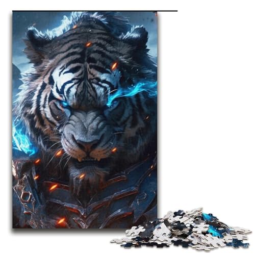 1000-teiliges Puzzle für Erwachsene, Tiger-Puzzle, Lernspielzeug, Weihnachts- und Geburtstagsgeschenk, Größe 38 x 26 cm 1000-teiliges Puzzle für Erwachsene, Tiger-Puzzle, Lernspielzeug, Weihnachts- und Geburtstagsgeschenk, Größe 38 x 26 cm von LLONGKT