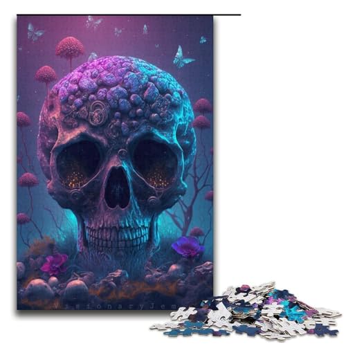 1000-teiliges Puzzle für Erwachsene, Weltraumskelett, Lernpuzzle für Jugendliche ab 14 Jahren, Größe 38 x 26 cm von LLONGKT