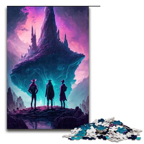 1000-teiliges Puzzle für Erwachsene, Zauberer auf einem Berg, Heimdekoration, Puzzle, Weihnachtspuzzle, Geschenke, Größe 50 x 75 cm 1000-teiliges Puzzle für Erwachsene, Zauberer auf einem Berg, Heimdekoration, Puzzle, Weihnachtspuzzle, Geschenke, Größe 50 x 75 cm von LLONGKT
