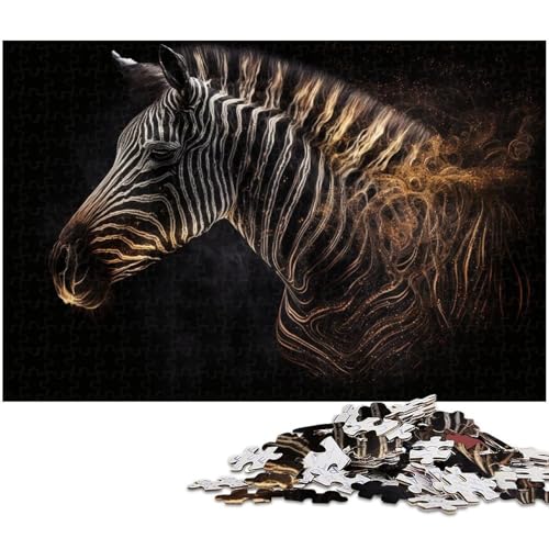 1000-teiliges Puzzle für Erwachsene, Zebra-Nebel, Lernspiel, Herausforderung, Spielzeug, Wichtelgeschenke, Größe 50 x 75 cm 1000-teiliges Puzzle für Erwachsene, Zebra-Nebel, Lernspiel, Herausforderung, Spielzeug, Wichtelgeschenke, Größe 50 x 75 cm von LLONGKT