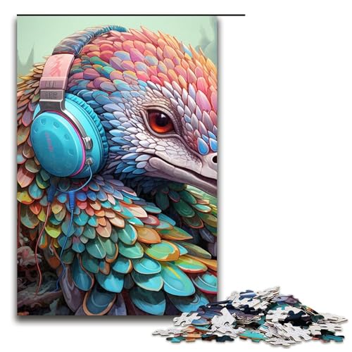 1000-teiliges Puzzle für Erwachsene, buntes Papageien-Puzzle für Erwachsene, Holzpuzzle, Lernspiel, Größe 50 x 75 cm 1000-teiliges Puzzle für Erwachsene, buntes Papageien-Puzzle für Erwachsene, Holzpuzzle, Lernspiel, Größe 50 x 75 cm von LLONGKT