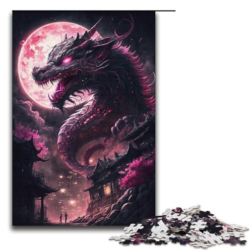1000-teiliges Puzzle für Erwachsene, chinesisches Drachen-Denkspiel, ganze Familie, Größe 38 x 26 cm 1000-teiliges Puzzle für Erwachsene, chinesisches Drachen-Denkspiel, ganze Familie, Größe 38 x 26 cm von LLONGKT