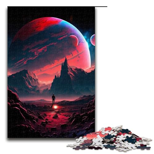 1000-teiliges Puzzle für Erwachsene, farbenfrohes Planeten-Berge-Puzzle, Lernspiele, perfekte Dekoration für Teenager ab 14 Jahren, Größe 50 x 75 cm 1000-teiliges Puzzle für Erwachsene, farbenfrohes Planeten-Berge-Puzzle, Lernspiele, perfekte Dekoration für Teenager ab 14 Jahren, Größe 50 x 75 cm von LLONGKT