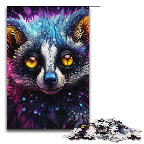 1000-teiliges Puzzle für Erwachsene, lila Leoparden-Puzzle für Teenager, Papppuzzle, dekomprimierend, intellektuelles Lernspielzeug, Größe 38 x 26 cm 1000-teiliges Puzzle für Erwachsene, lila Leoparden-Puzzle für Teenager, Papppuzzle, dekomprimierend, intellektuelles Lernspielzeug, Größe 38 x 26 cm von LLONGKT