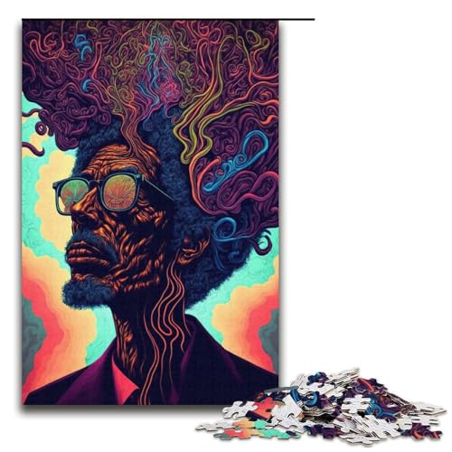 1000-teiliges Puzzle für Erwachsene, psychedelisches Denkspiel, Mustermontage, ganze Familie, Größe 38 x 26 cm 1000-teiliges Puzzle für Erwachsene, psychedelisches Denkspiel, Mustermontage, ganze Familie, Größe 38 x 26 cm von LLONGKT