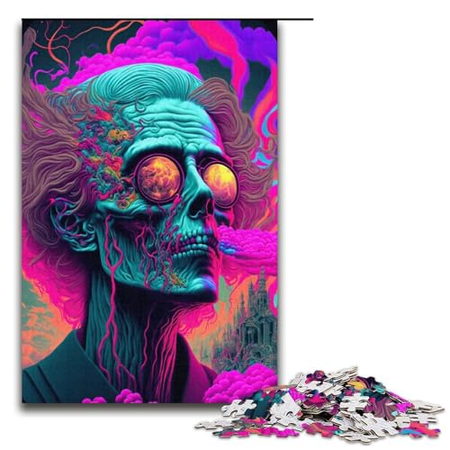 1000-teiliges Puzzle für Erwachsene, psychedelisches Denkspiel, Mustermontage, ganze Familie, Größe 38 x 26 cm 1000-teiliges Puzzle für Erwachsene, psychedelisches Denkspiel, Mustermontage, ganze Familie, Größe 38 x 26 cm von LLONGKT