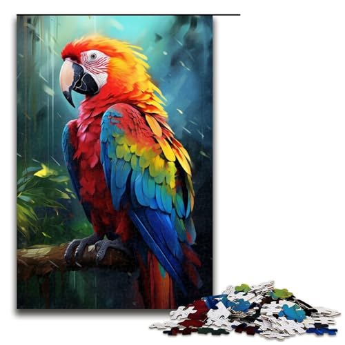 1000-teiliges Puzzle für Erwachsene, schönes Papageien-Quizspiel, Stressabbau, schwierige Herausforderung, Größe 50 x 75 cm 1000-teiliges Puzzle für Erwachsene, schönes Papageien-Quizspiel, Stressabbau, schwierige Herausforderung, Größe 50 x 75 cm von LLONGKT