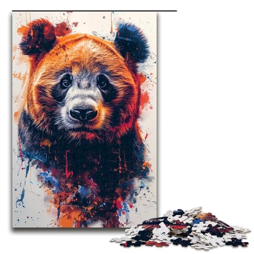 1000-teiliges Puzzle für Erwachsene, wunderschöne Adler-Puzzles, Holzpuzzle, Lernspielzeug, Familienspiele (Größe 50 x 75 cm) von LLONGKT