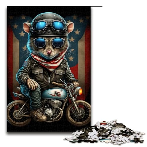 1000-teiliges Puzzle für Erwachsene. Das Denkspiel „Mausreiter“ eignet ganze Familie. Größe: 50 x 75 cm 1000-teiliges Puzzle für Erwachsene. Das Denkspiel „Mausreiter“ eignet ganze Familie. Größe: 50 x 75 cm von LLONGKT
