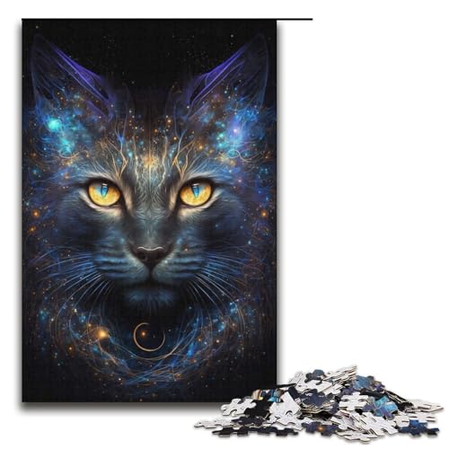 1000-teiliges Puzzle für Erwachsene. Das Space Cat-Denkspiel eignet ganze Familie. Größe 38 x 26 cm 1000-teiliges Puzzle für Erwachsene. Das Space Cat-Denkspiel eignet ganze Familie. Größe 38 x 26 cm von LLONGKT