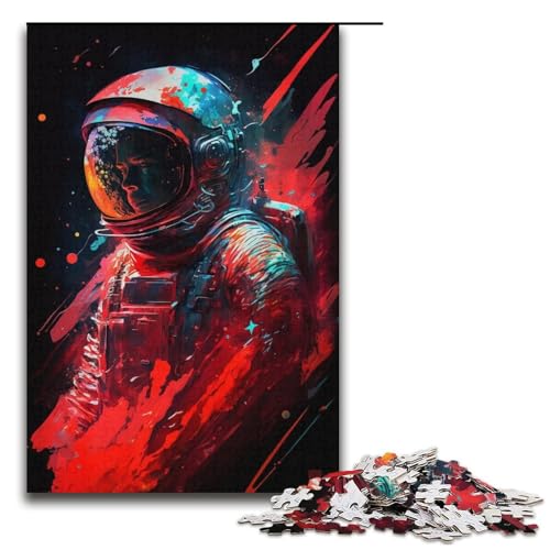 1000-teiliges Puzzle für Erwachsene. Das rote Astronauten-Denkspiel eignet ganze Familie. Größe 38 x 26 cm 1000-teiliges Puzzle für Erwachsene. Das rote Astronauten-Denkspiel eignet ganze Familie. Größe 38 x 26 cm von LLONGKT