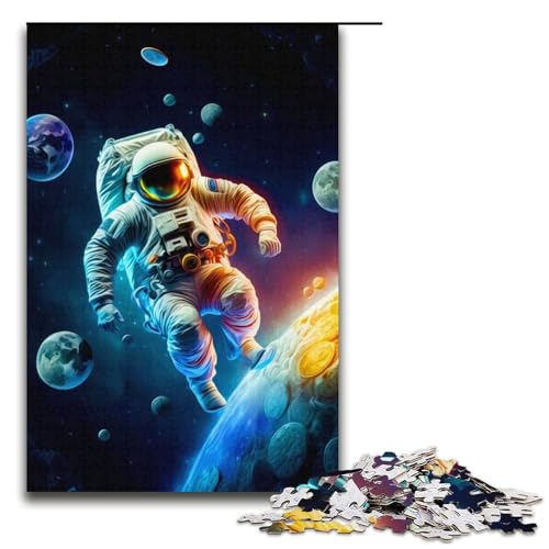 1000-teiliges Puzzle für Erwachsene. Fantasy-Astronauten-Denkspiel, ganze Familie, Größe 38 x 26 cm 1000-teiliges Puzzle für Erwachsene. Fantasy-Astronauten-Denkspiel, ganze Familie, Größe 38 x 26 cm von LLONGKT