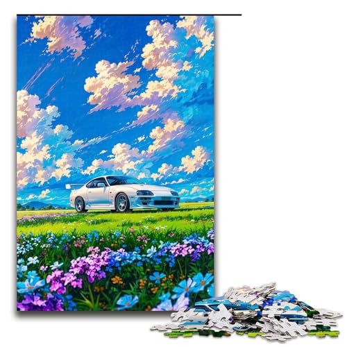 1000-teiliges Puzzle im japanischen Stil, Holzpuzzle, Heimdekoration (Größe 50 x 75 cm) von LLONGKT