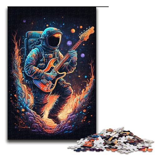 1000-teiliges Puzzle mit Astronautenmotiv, Holzpuzzle für Erwachsene, Lernspiel, Größe 50 x 75 cm 1000-teiliges Puzzle mit Astronautenmotiv, Holzpuzzle für Erwachsene, Lernspiel, Größe 50 x 75 cm von LLONGKT