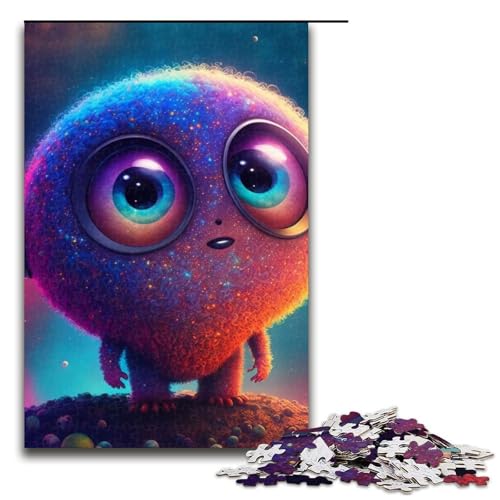 1000-teiliges Puzzle mit Baby-Eule, Holzpuzzle, pädagogisches Spielzeug zum Stressabbau, Größe 50 x 75 cm 1000-teiliges Puzzle mit Baby-Eule, Holzpuzzle, pädagogisches Spielzeug zum Stressabbau, Größe 50 x 75 cm von LLONGKT