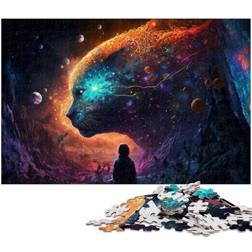 1000-teiliges Puzzle mit Geistertieren, Holzpuzzle für Erwachsene, Lernspiel, Größe 50 x 75 cm 1000-teiliges Puzzle mit Geistertieren, Holzpuzzle für Erwachsene, Lernspiel, Größe 50 x 75 cm von LLONGKT